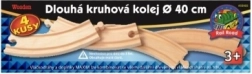 Maxim ilgi apvalūs bėgiai – rinkinys 4 vnt.