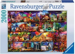 Ravensburger dėlionė World of Books 2000 detalių