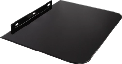 Paprasta sieninė stiklinė lentyna MACLEAN MC-738, apkrova 10 kg