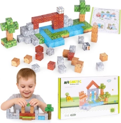 Magnetic building blocks for kids – 119 pieces