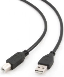 USB kabelis 2.0 AM–BM 1 m, juodas