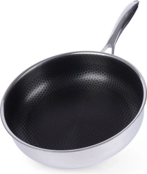 Gili nerūdijančio plieno keptuvė COOKCELL 28 cm