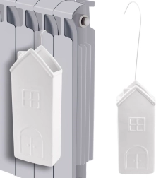 Keraminis radiatoriaus oro drėkintuvas namelio formos, 300 ml