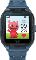 Maxlife 4G vaikiškas išmanusis laikrodis su GPS ir Wi‑Fi, mėlynas