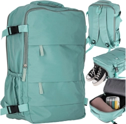 Kelioninis kuprinė 45 × 30 cm, žalia