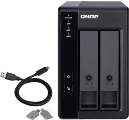 QNAP TR-002 RAID expansion enclosure with USB 3.1 Gen. 2