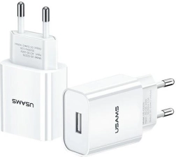 Tinklo įkroviklis USAMS T18 1xUSB 2,1A