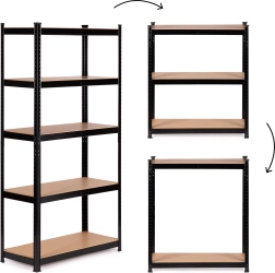 Metalinė lentyna su 5 lentynomis garažui ir rūsiui