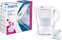 Filtravimo ąsotis BRITA Marella 2,4 l baltas + 3 MAXTRA PRO Pure Performance kasetės
