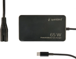 Universali USB‑C įkroviklis 65 W su greituoju įkrovimu, juodas