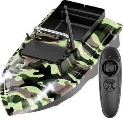 Flytec V050 bait boat 12000 mAh in woodland camo