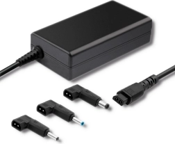 65W Adapter for HP Notebooks with 3 Interchangeable Tips and Power Cable