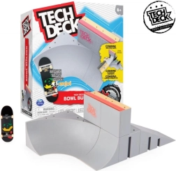 Tech Deck Bowl Builder fingerboard rinkinys su rampa ir riedlentėle