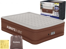 Dviguba pripučiama lova BESTWAY ALWAYZAIRE Fortech su integruotu elektriniu siurbliu, 203 × 152 × 51 cm