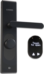 Išmanioji durų spyna LOQED Touch Smart Lock juoda, Wi‑Fi ir Bluetooth