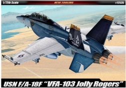 Plastikinis F/A‑18F USN VF‑103 JOLLY ROGERS 1:72 lėktuvo modelis