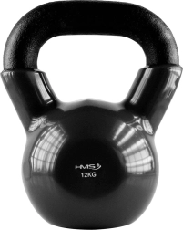 Plieninis kettlebell iš plieno su vinilo danga 12 kg HMS