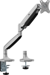 Universal dual-arm monitor mount by Maclean with gas spring