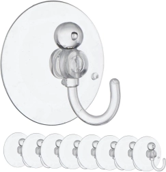 Prisukamų kabliukų rinkinys 3,5 cm – 8 vnt.