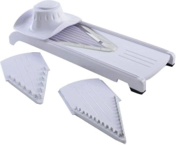 Daržovių ir vaisių pjaustyklė su keičiamaisis antgaliais