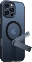 Dėklas Torras Pstand Spin skirtas iPhone 16 Pro Max, juodas