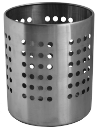 Stainless steel cutlery holder 12 × 14 cm