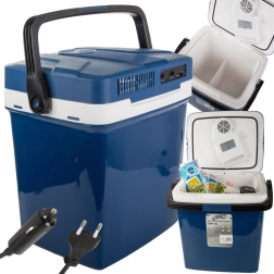 Kelioninis termoelektrinis automatinis šaldytuvas 26 l su šildymu, 12 V ir 230 V