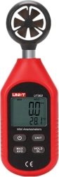 UNI‑T anemometer for measuring wind speed and temperature