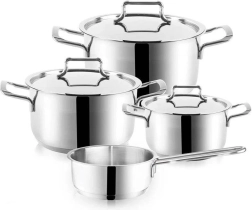 ANETT Stainless Steel Pot Set, 7 pcs