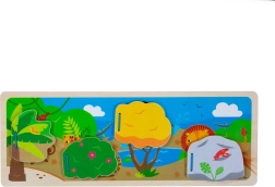 Bigjigs Toys sensorinė dėlionė „Džiunglės“