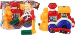 Screw-together locomotive 21 cm construction set - 1 piece