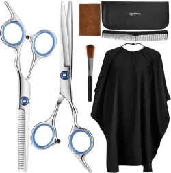 Kirpimo rinkinys, 7 dalių, su žirklėmis ir dėklu