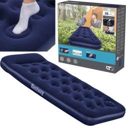 Pripučiamas čiužinys 1 asmeniui BESTWAY Air Mattress Jr. Twin 185 × 76 × 28 cm su kojine pompa