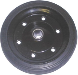 Pilnaviduris 250 mm ratukas su metaliniu disku, slydimo guoliu (stebulė 20 mm)