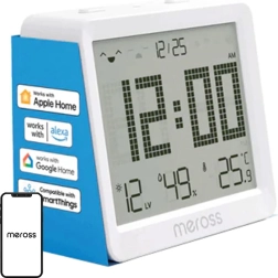 Išmanusis Meross temperatūros ir drėgmės jutiklis su 3,7" ekranu
