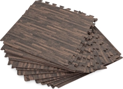 Putplasčio kilimėliai po baseinu, medžio raštas 50x50 cm, 12 vnt. BESTWAY