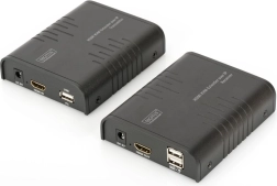 KVM Extender (HDMI+USB) up to 120m via Cat.5e UTP or IP, 1080p FHD 60Hz, audio