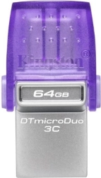 USB Flash Drive Kingston DataTraveler microDuo 3C 64 GB USB‑A/USB‑C