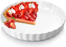 Keraminė tartų kepimo forma 24,5 cm, balta