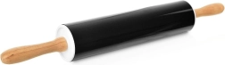 Kitchen rolling pin for dough with non-stick metal roller 46 cm