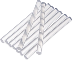 Karštųjų klijų lazdelės klijų pistoletui 7 mm, 10 vnt.