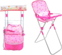 Plastinė valgymo kėdutė lėlėms