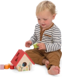 Medinė formų rūšiuoklė „Paukščių namelys“ Le Toy Van