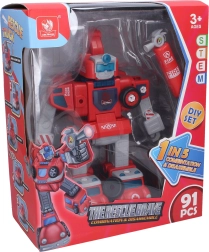 Surenkamas automobilis-robotas su efektais The Rescue Brave 32 cm