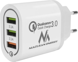 Qualcomm 3xUSB įkroviklis Maclean Energy