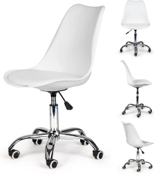Pasukamas biuro kėdė su baltu pagalvėliu ModernHome