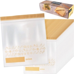 Resealable food bags 20 × 18 cm, 25 pcs