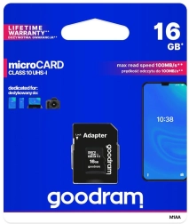 Goodram microSD atminties kortelė 16GB