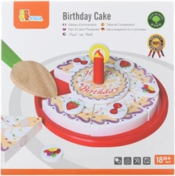 Medinis gimtadienio tortas pjaustymui VIGA