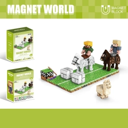 Construction Set Magnet World Horse Riding